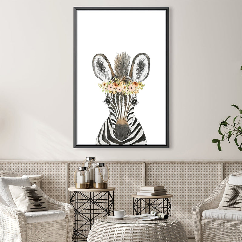 Baby Zebra Canvas