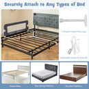 Foldable Bed Rail Swing Down Baby Bed Guard Rail by DirectDeals