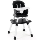 6-in-1 Convertible Baby High Chair with Adjustable Removable Tray by LJGDeals