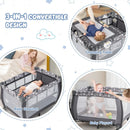 Portable Baby Playard with Changing Table Bassinet and Music Box by LJGDeals