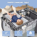 Portable Baby Playard with Changing Table Bassinet and Music Box by LJGDeals