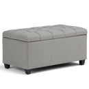 Sienna - Upholstered Storage Ottoman Bench by Unique Piece Furniture