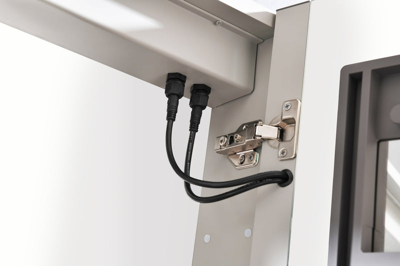 60in. W x 36 in. H LED Large Rectangular Aluminum Alloy Surface Mount Medicine Cabinet with Mirror