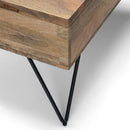 Hunter - Lift Top Square Coffee Table - Natural by HouseOfZazla