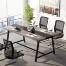 Modern Rectangular Conference Table For 6 - 8 People, Office Executive Desk