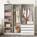 Doorless Storage Wardrobe For Dedroom With Shelves And 3 Drawers by HouseOfZazla