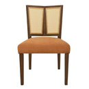Mid Century Rattan Dining Chair Without Arms Set by HouseOfZazla
