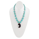 Back to Blue Turquoise Magnesite Pendant Necklace