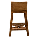 Cabana Console Rustic Bar stool in Medium Wax Finish