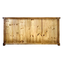 Oasis Large Dog Rustic Wood Kennel in Medium Wax