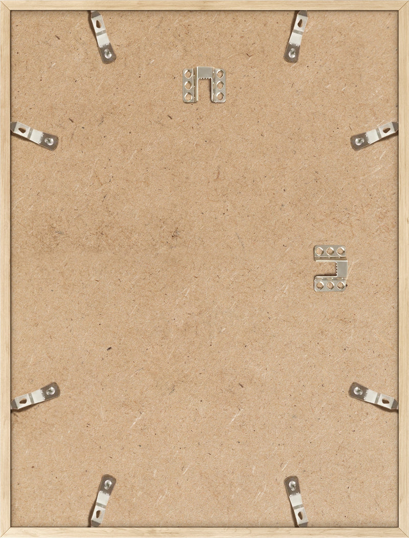 24x36 in, Set of 6, Beige Oak Frame