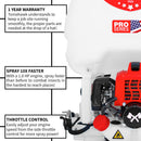 5 Gallon Gas Backpack Sprayer 450 PSI Pump with Nozzle Bundle by Tomahawk Power