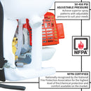 5 Gallon Gas Power Backpack Sprayer with Twin Tip Nozzle for Pesticides by Tomahawk Power