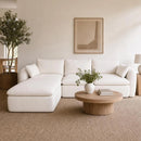 Fully Sponge Compressed Sectional Sofa