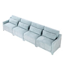 Elegant Sofa With Ergonomic Design And Lumbar Pillows by HouseOfZazla