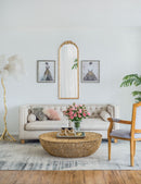 Wood Floor Mirror, Full Body Mirror Dressing Make Up Mirror For Bathroom by Unique Piece Furniture