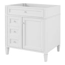 Bathroom Vanity With 2 Drawers and Tip-Out Storage Cabinet by HouseOfZazla