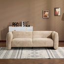 Tonson 83" 3-Seater Velvet Sofa, Wave Design by HouseOfZazla
