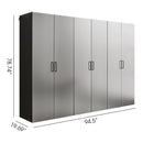 Astro Series - Garage Cabinet Set - Metallic Gray by HouseOfZazla