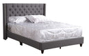 Nailhead Bed Transitional Vibrant by HouseOfZazla