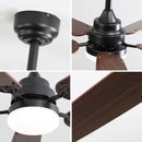 52 Inch Classics Ceiling Fan With LED Light by HouseOfZazla