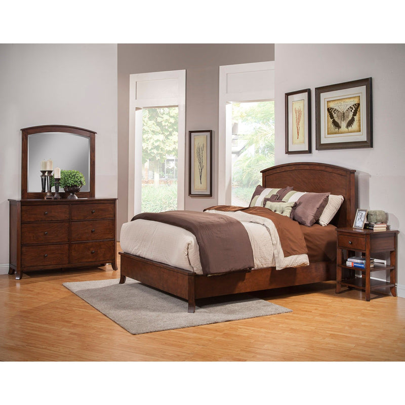 Baker Panel Bed, Mahogany