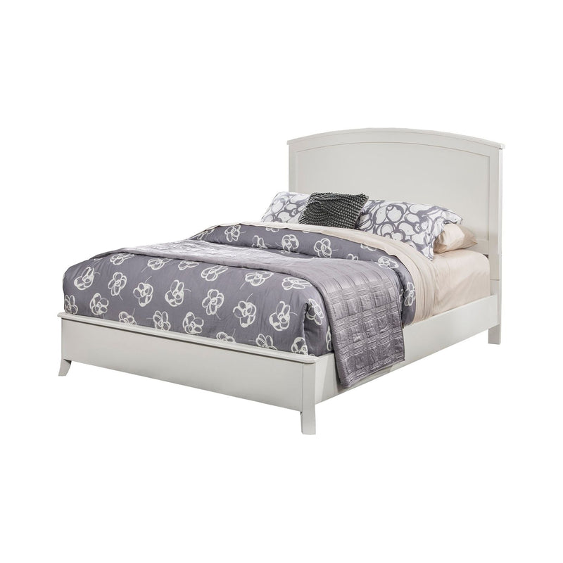 Baker Panel Bed, White