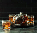 Basketball Decanter Set, Whiskey Scotch or Bourbon Decanter