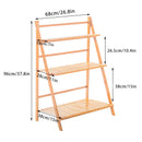 GobekUsa Bamboo 3 Tier Plant Shelf Stand