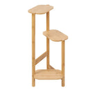 GobekUsa Bamboo 3 Tier Corner Plant Stand Display