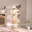 GobekUsa 5-Tier Bamboo Plant Stand for Indoor and Outdoor