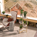 GobekUsa 5-Tier Bamboo Plant Stand for Indoor and Outdoor
