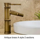 GobekUsa Brass Basin Mixer Tap: Waterfall Faucet in Antique Bronze Black Finish