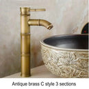 GobekUsa Brass Basin Mixer Tap: Waterfall Faucet in Antique Bronze Black Finish