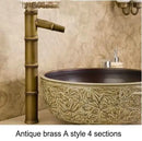GobekUsa Brass Basin Mixer Tap: Waterfall Faucet in Antique Bronze Black Finish
