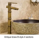 GobekUsa Brass Basin Mixer Tap: Waterfall Faucet in Antique Bronze Black Finish