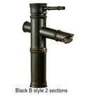 GobekUsa Brass Basin Mixer Tap: Waterfall Faucet in Antique Bronze Black Finish