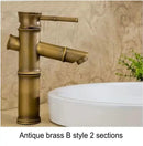 GobekUsa Brass Basin Mixer Tap: Waterfall Faucet in Antique Bronze Black Finish