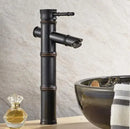 GobekUsa Brass Basin Mixer Tap: Waterfall Faucet in Antique Bronze Black Finish