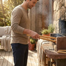 Bamboo Barbecue Grilling Tong 19"