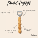 Bamboo Bottle Opener