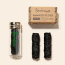 Bamboo Charcoal Floss in Glass Container by Bamboo Switch