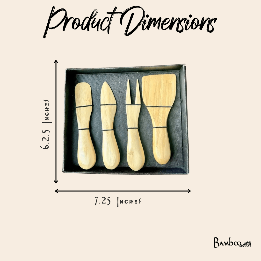 Bamboo Cheese Knife Box Set, photo 5 of 5