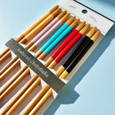 Bamboo Chopsticks Colorful Set