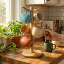 Bamboo Coffee Cup Tree Holder by Bamboo Switch