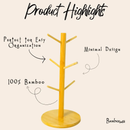 Bamboo Coffee Cup Tree Holder by Bamboo Switch