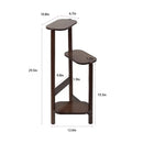 GobekUsa Bamboo Corner Plant Stand for Garden Balcony
