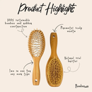 Bamboo Double-Sided Hair Brush by Bamboo Switch