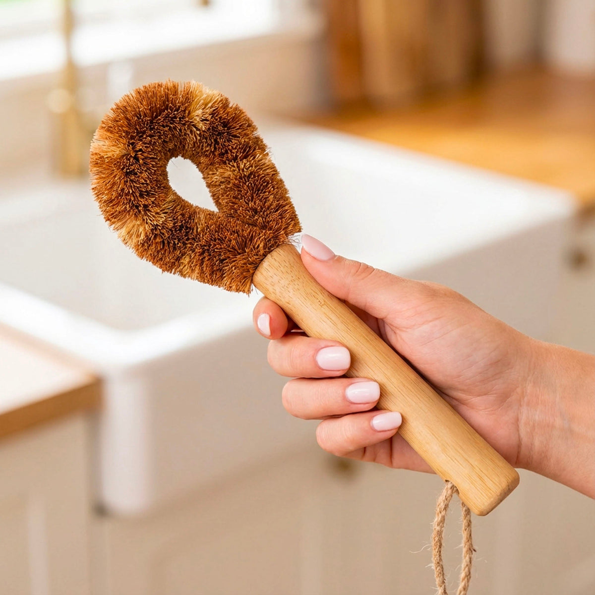 Bamboo Drinkware Bottle Cleaning Brush | Rounded, photo 2 of 5