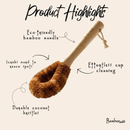 Bamboo Drinkware Bottle Cleaning Brush | Rounded by Bamboo Switch